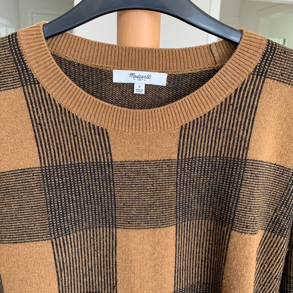 madewell inkcheck plaid sweater - Picture 3 of 7